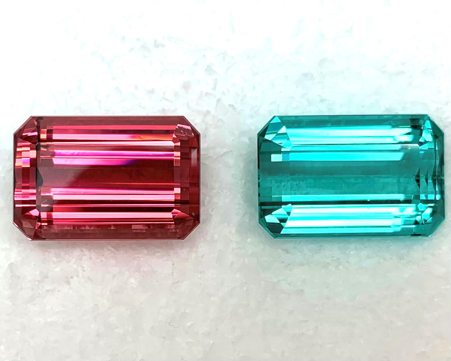 Privately Curated Fancy Unset Loose Tourmaline Collection, 630.13 Carats Total In Excellent Condition In Los Angeles, CA