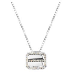 Opale Priyashi Nahata 0,12ct. Ciondolo classico in platino.