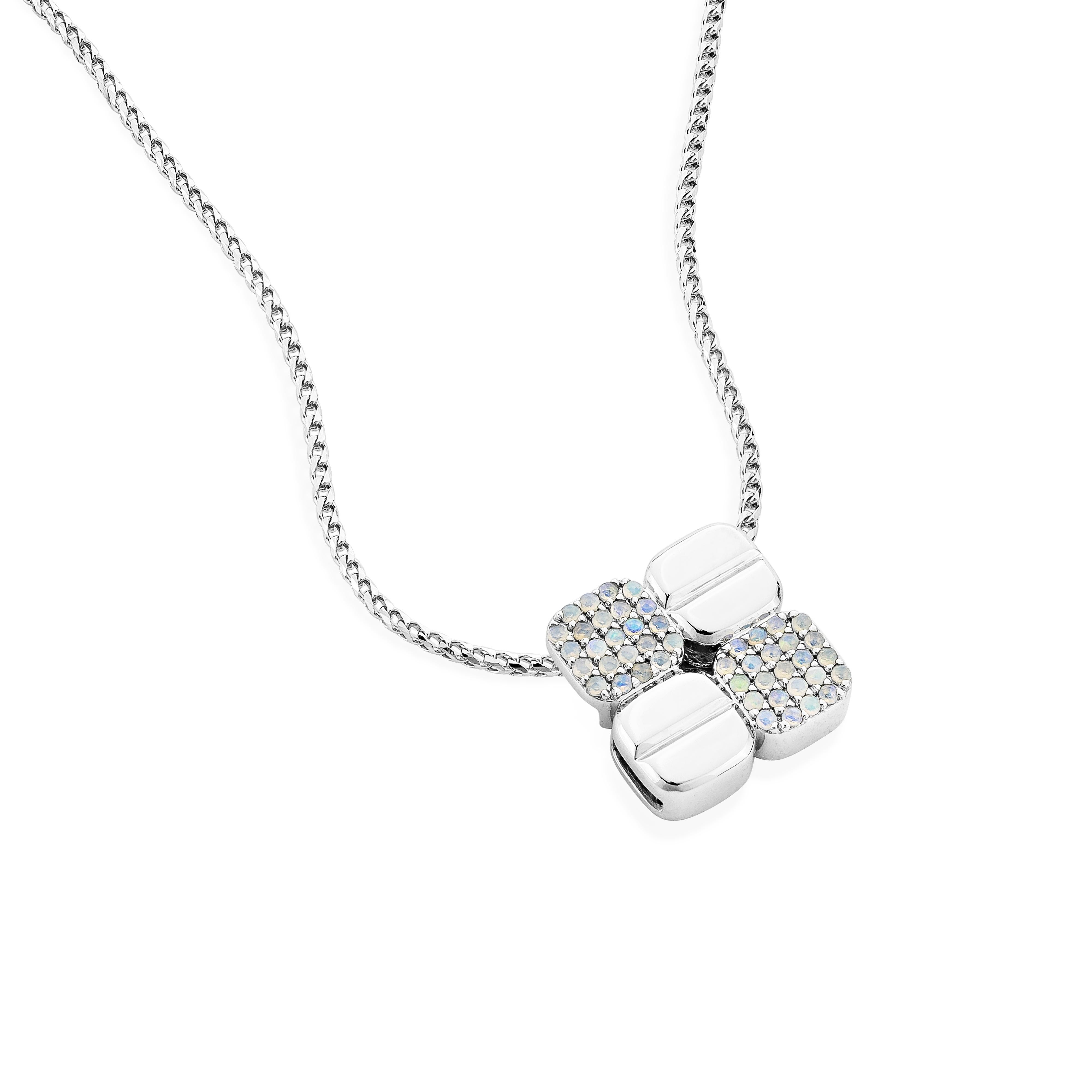 Contemporaneo Opale Priyashi Nahata 0,17ct. Ciondolo classico in platino. in vendita