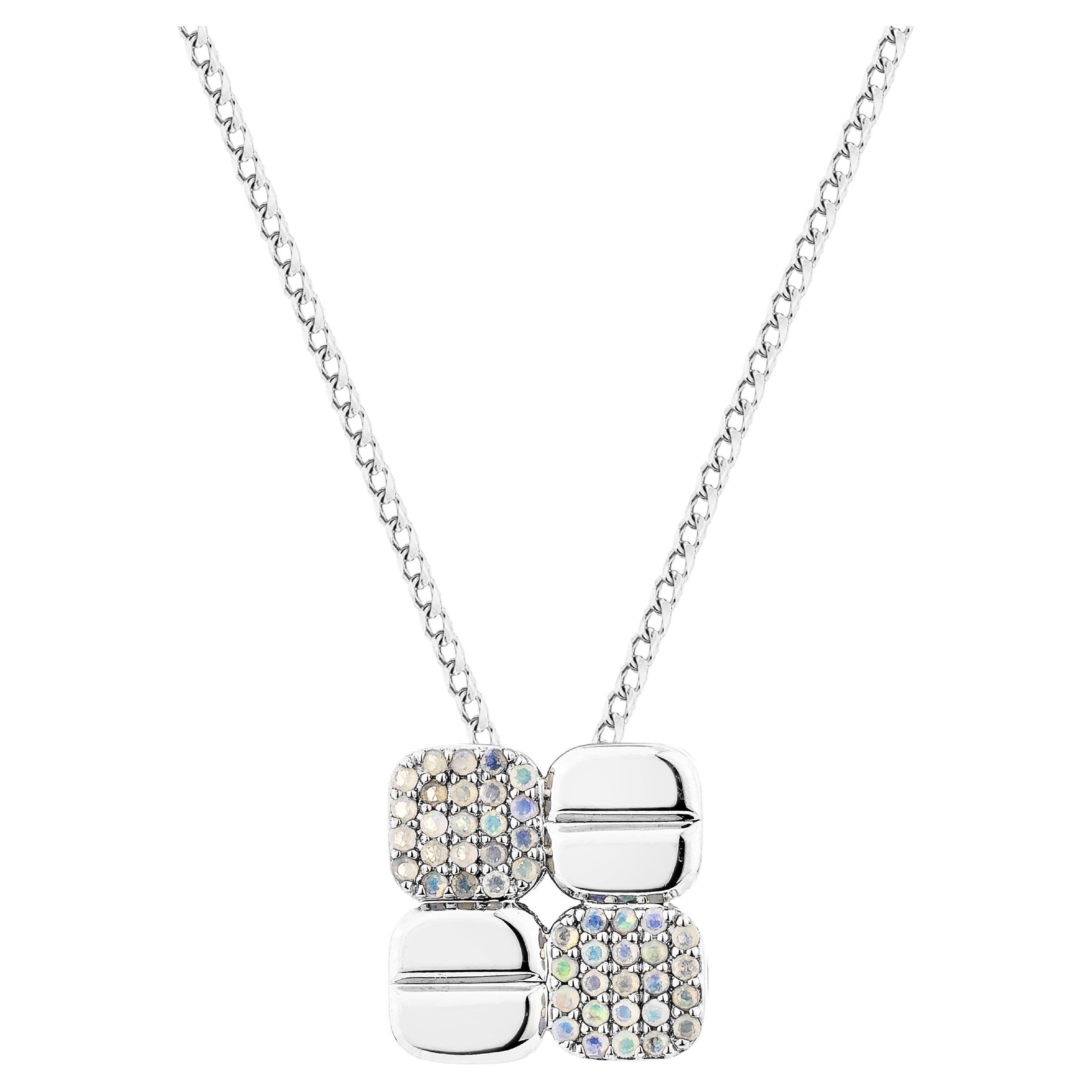 Priyashi Nahata Opal 0.17ct. Classic Pendant in Platinum.