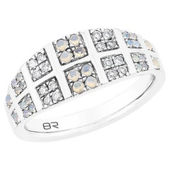 Priyashi Nahata Opal 0.21ct. Fancy Ring with Diamond in Platinum.