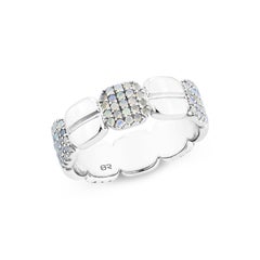 Priyashi Nahata Opal 0,42 Karat. Ausgefallener Ring aus Platin.