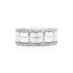 Opale Priyashi Nahata 0,51 carat Bague fantaisie en platine.