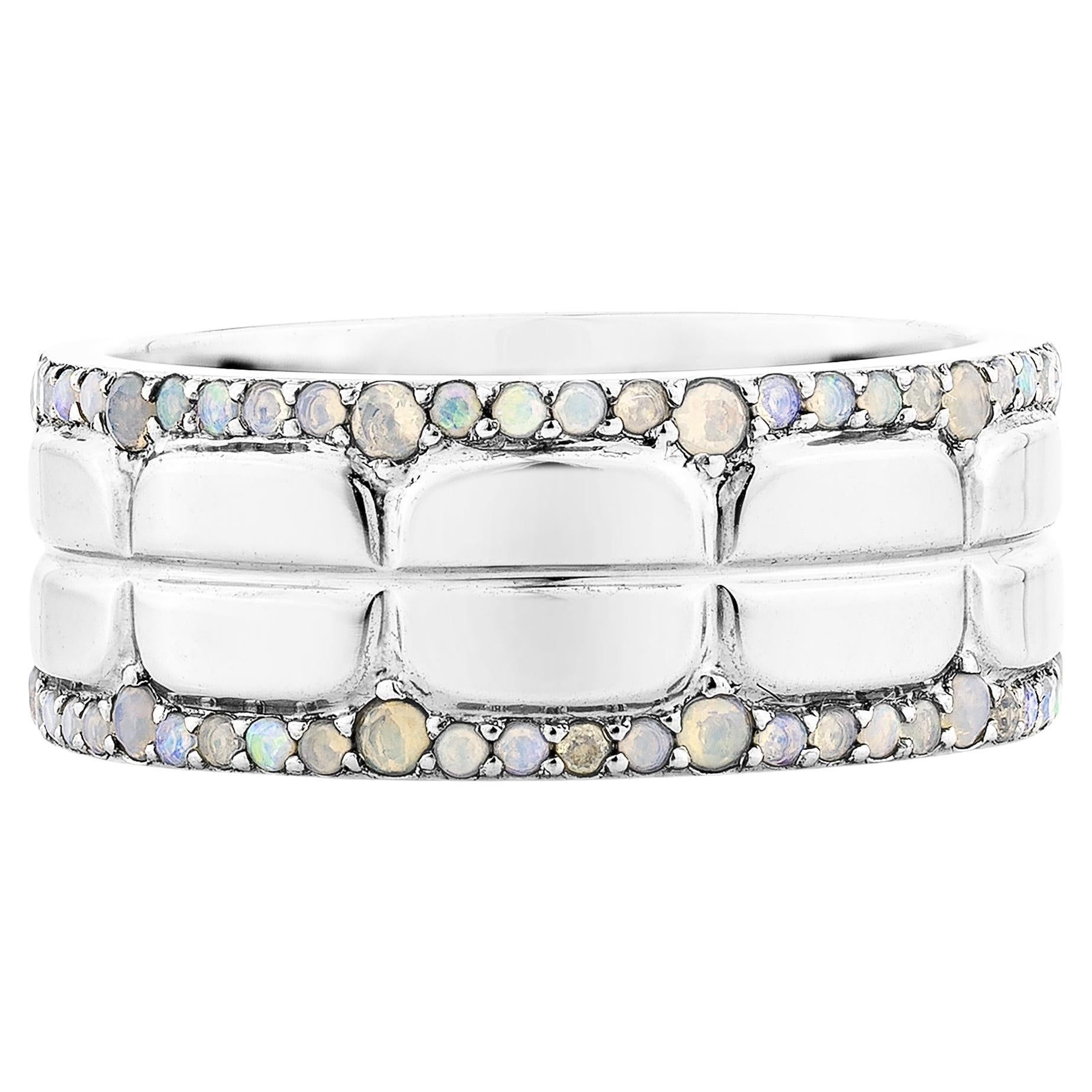 Priyashi Nahata Opal 0.51ct. Fancy Ring in Platinum.