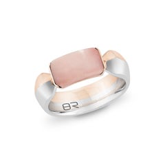 Priyashi Nahata Pink Opal 1.12ct. Fancy Ring in 18KWRG.