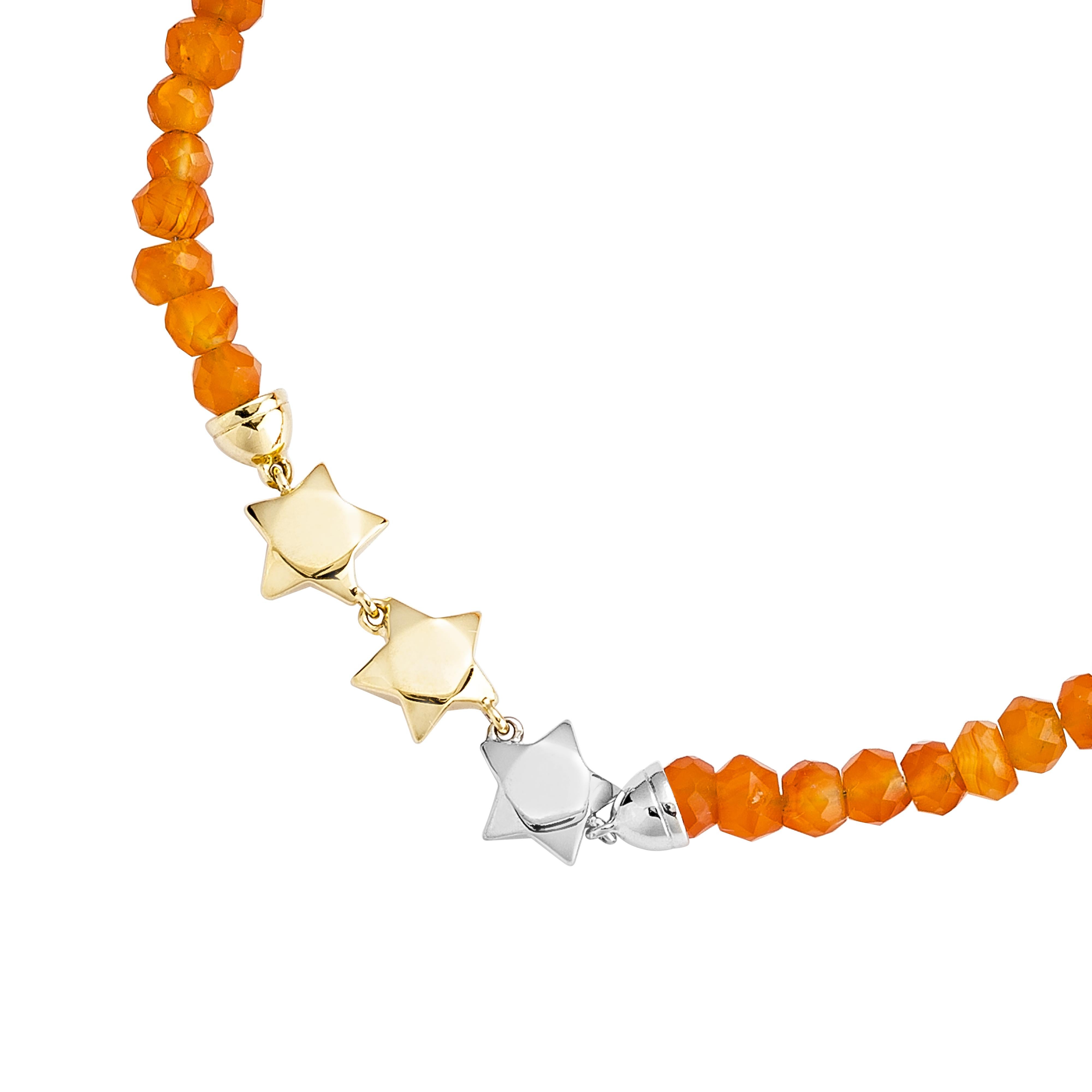 Corniola Priyashi Nahata 15,82ct. Bracciale in oro giallo 18 carati In condizioni Nuovo in vendita a Hong Kong, HK