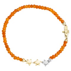 Priyashi Nahata Carnelian 15.82ct. Bracelet in 18Karat Yellow Gold