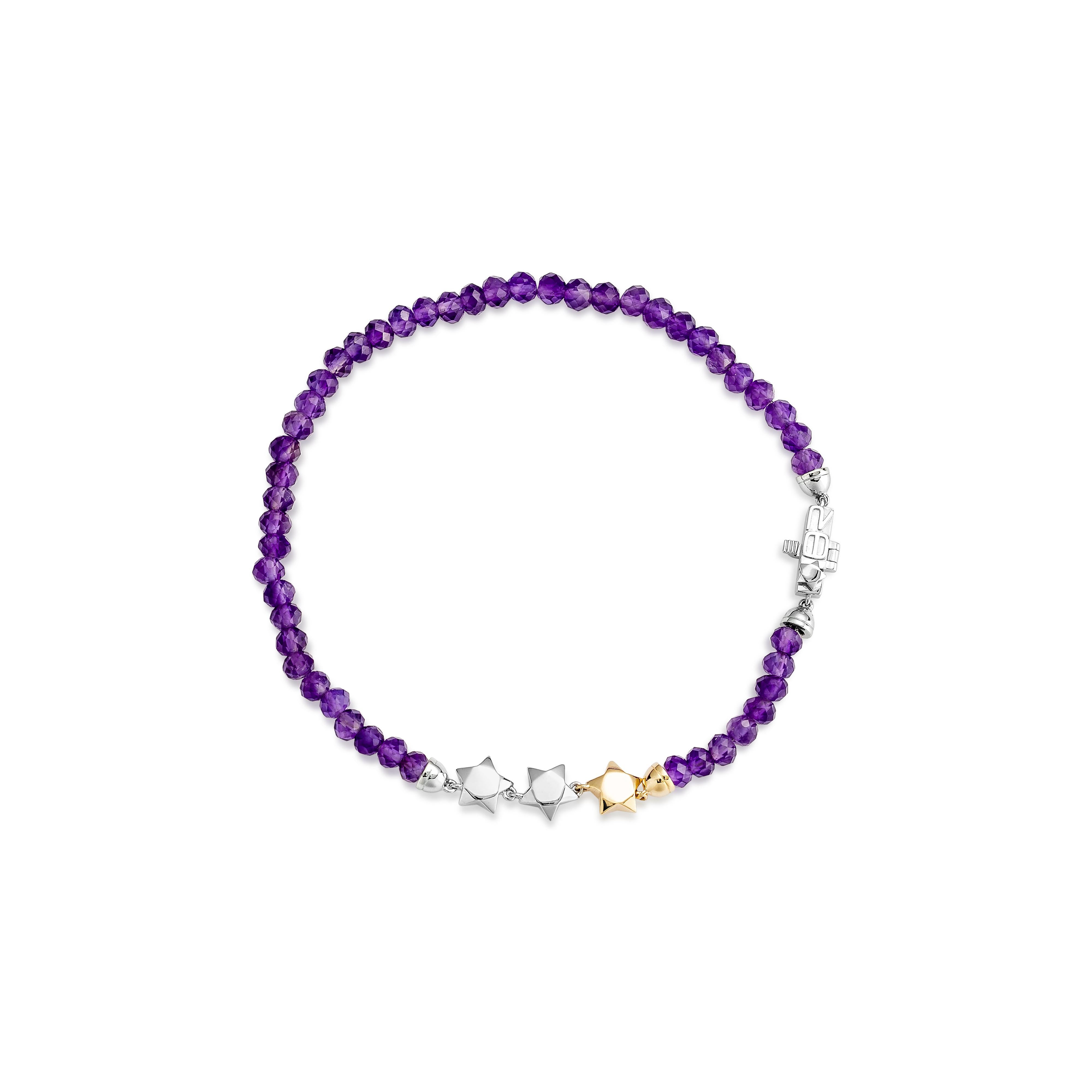 Elegant and enchanting, this Amethyst Bracelet in 18K White Gold highlights the captivating beauty of lush purple gemstones, offering a timeless touch of sophistication.

Amethyst Bracelet in 18Karat White Gold

Amethyst: 17.60 carat, 2.5X2.5mm