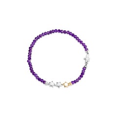 Priyashi Nahata Amethyst 17.60ct. Bracelet in 18Karat White Gold