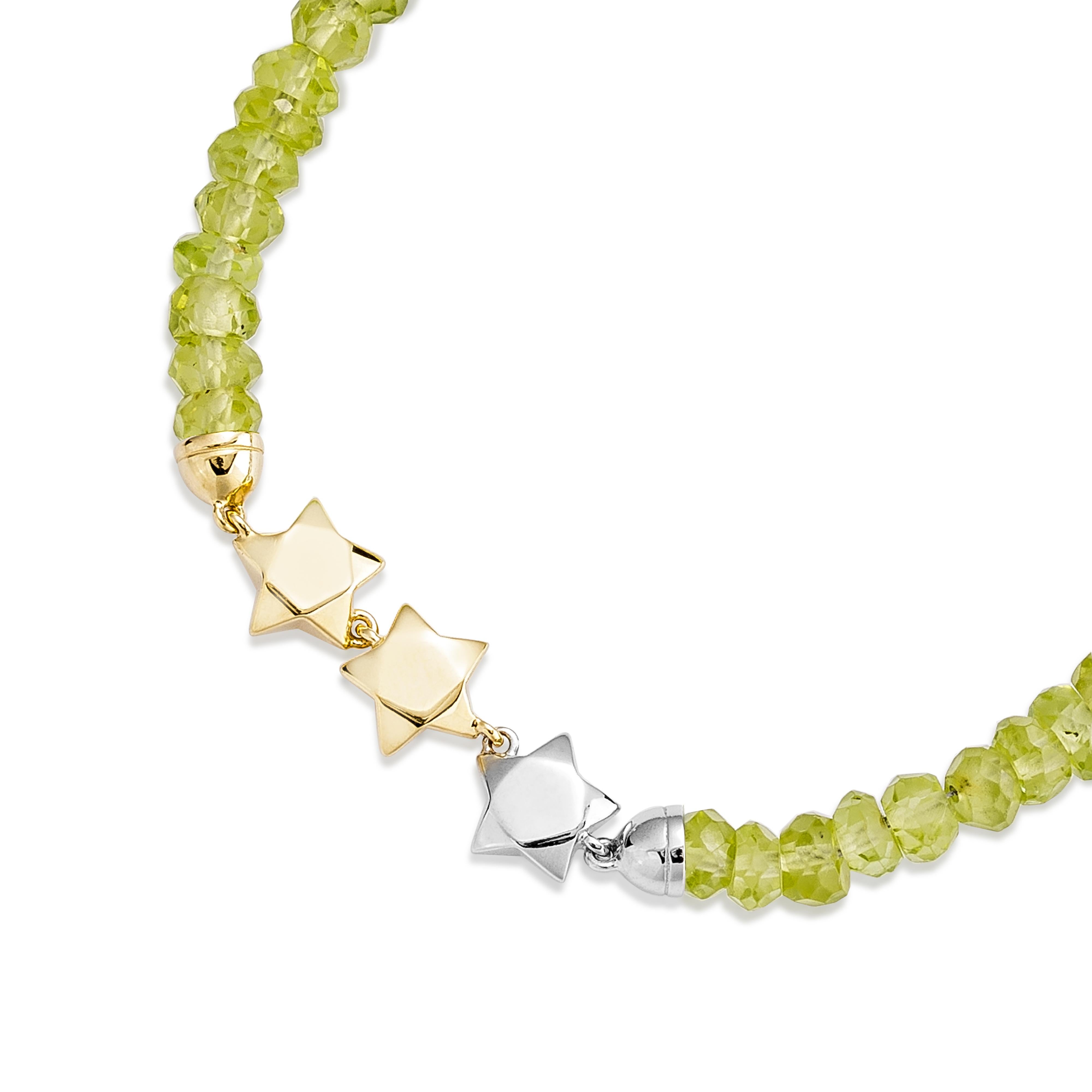Priyashi Nahata Peridot 18.47ct. Bracelet in 18Karat Yellow Gold In New Condition For Sale In Hong Kong, HK