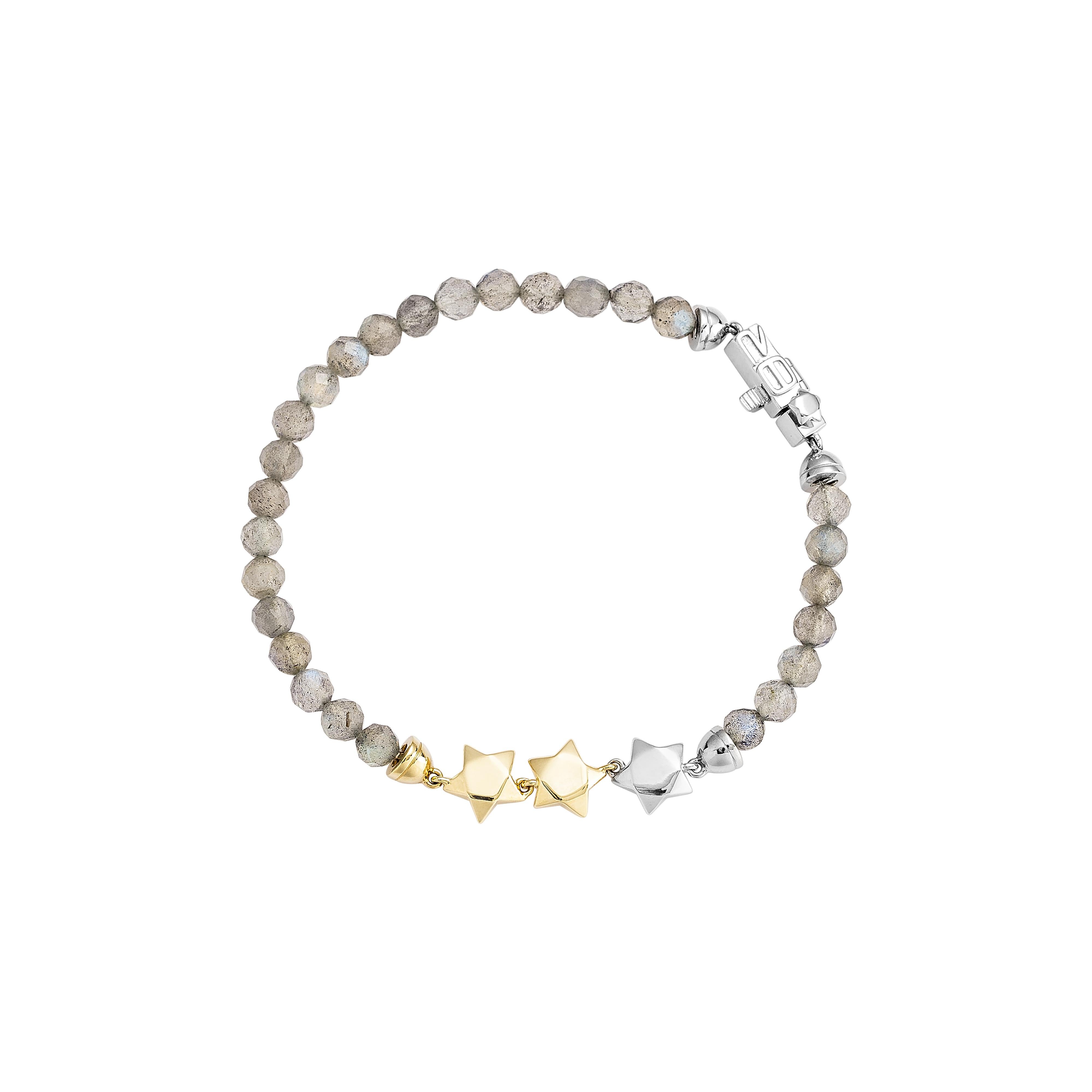 Contemporaneo Priyashi Nahata Labradorite 19,51ct. Bracciale in oro bianco 18 carati in vendita