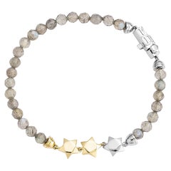 Priyashi Nahata Labradorit 19.51ct. Armband aus 18 Karat Weißgold