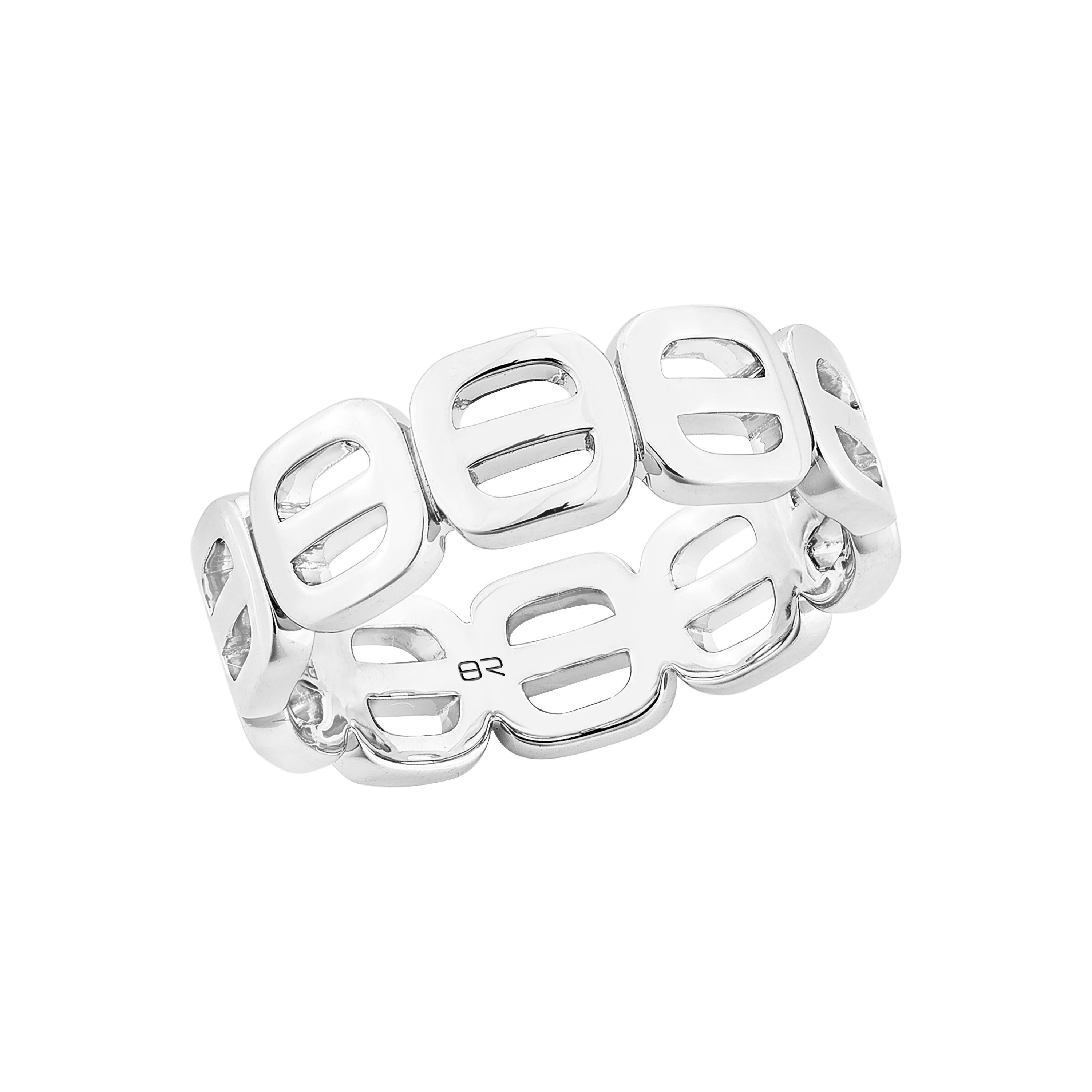 Priyashi Nahata Ausgefallener Ring aus Platin. (Zeitgenössisch) im Angebot