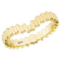 Priyashi Nahata Plain Metal Fancy Ring in 18Karat Yellow Gold.