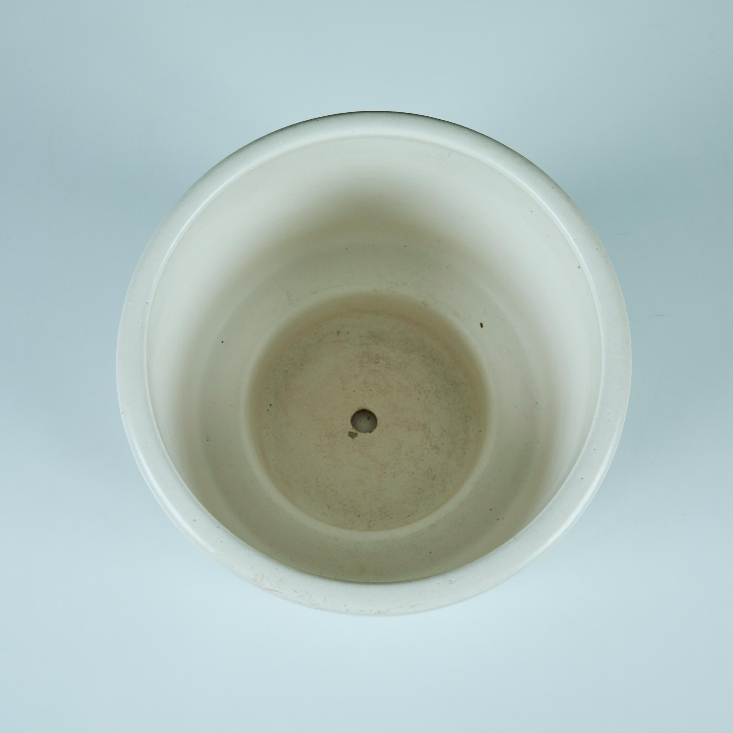 20th Century Pro/Artisan Off White Planter for Architectural Pottery For Sale