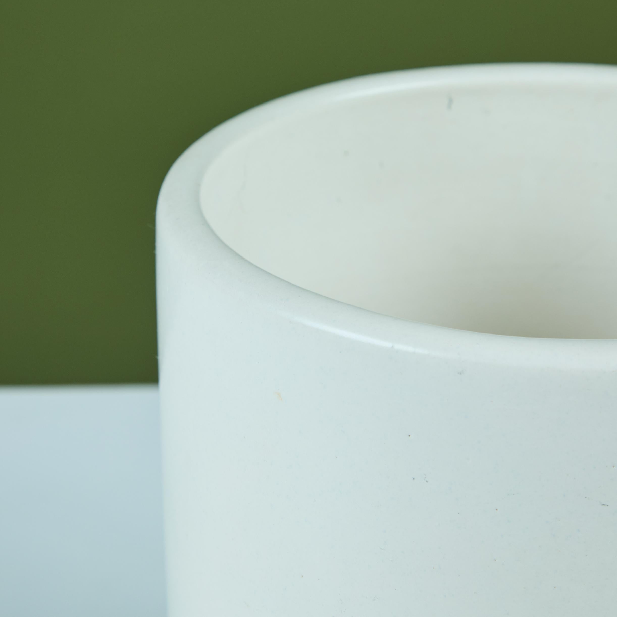 Stoneware Pro/Artisan Off White Planter for Architectural Pottery For Sale