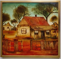Pro Hart -- Australian village
