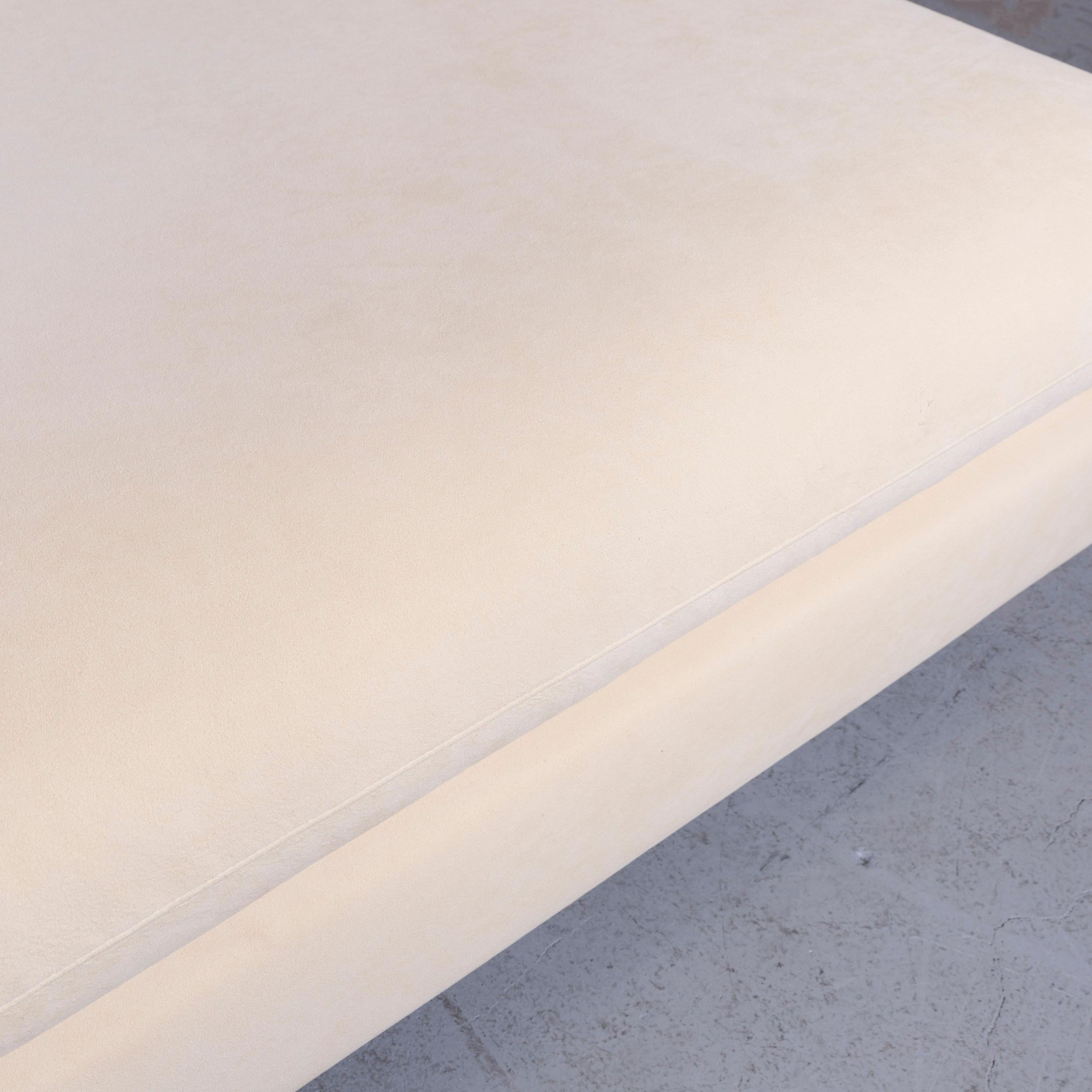 Pro Seda Designer Verlours Fabric Sofa Beige Corner-Sofa Couch Modern 3