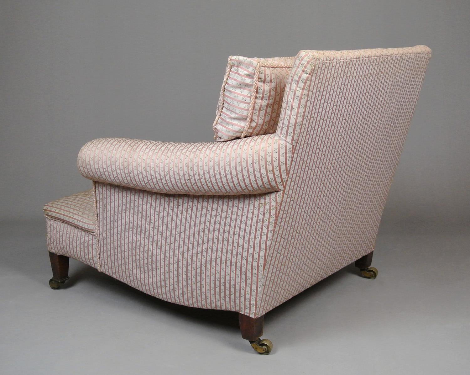 Probably Howard & Sons, a Bridgwater Style Armchair C. 1930 In Good Condition In Heathfield, GB