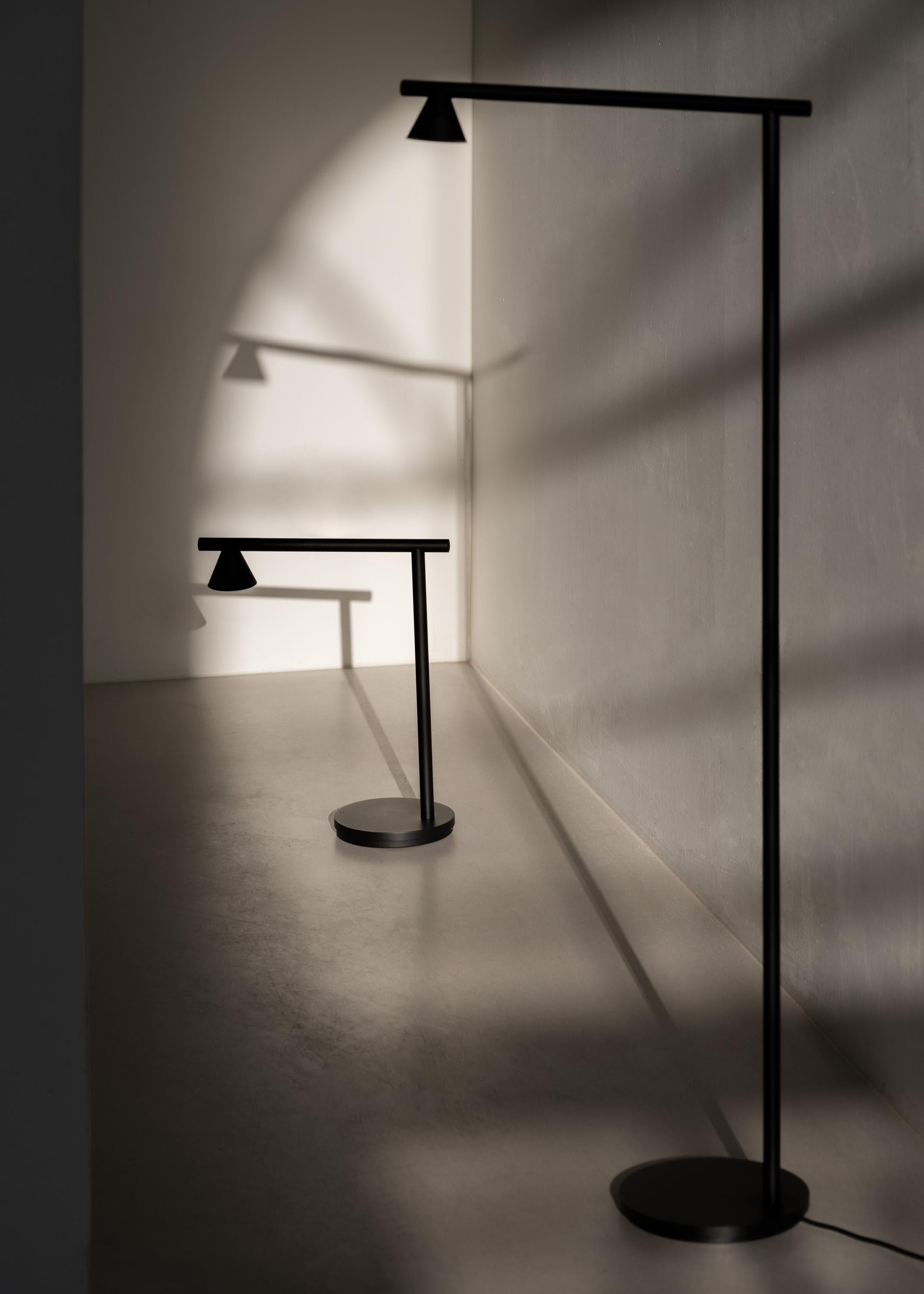 Organic Modern 'Probe' Black Floor Lamp by AGO x Big-Game For Sale