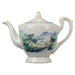 Retro PROC or Republic Teapot Shanghai Calligraphy Marked