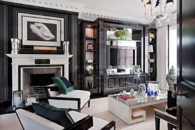  Art Deco Family Home Office and Study. 20-21 by Argent Design.