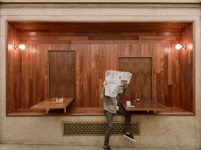 Art Deco Lobby and Reception. The Arcade Bakery by Workstead.