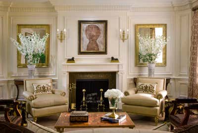  Art Deco Apartment Living Room. Fifth Avenue Finesse by Cullman & Kravis Inc..