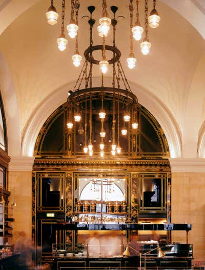  Art Deco Restaurant Open Plan. The Wolseley by David Collins Studio.