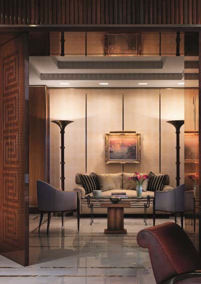  Art Deco Apartment Living Room. Penthouse New York City by Juan Montoya Design.