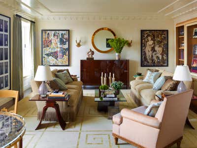  Art Deco Apartment Living Room. French Forties on the Park by Cullman & Kravis Inc..