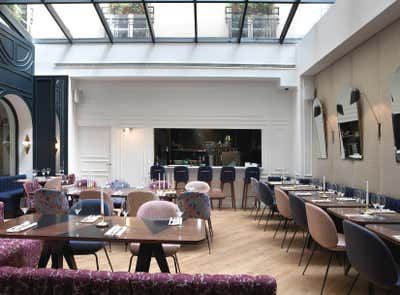  Art Deco Restaurant Dining Room. Le Bachaumont - Restaurant by Chzon.
