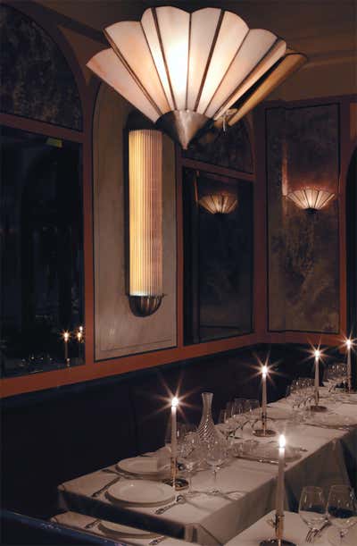  Art Deco Restaurant Dining Room. Mathis by Chzon.