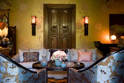  Art Nouveau Living Room. La Collina Estate by Woodson and Rummerfield's House of Design.
