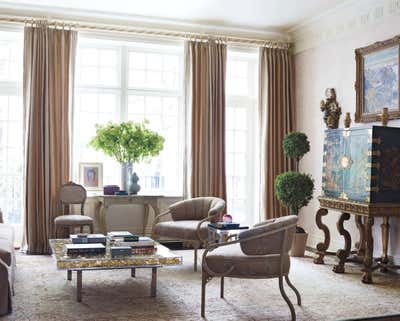 Art Nouveau Living Room. Manhattan Townhouse by Kemble Interiors, Inc..