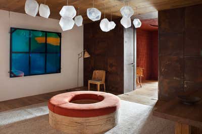  Arts and Crafts Entry and Hall. Andermatt by Pierre Yovanovitch Architecture d'Intérieur.