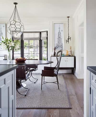  Arts and Crafts Family Home Dining Room. Santa Monica by Brown Design Group.