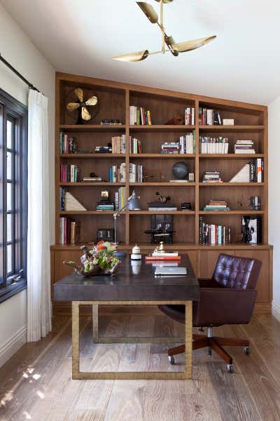  Arts and Crafts Family Home Office and Study. Santa Monica by Brown Design Group.