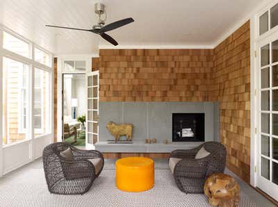 Beach Style Patio and Deck. Southampton Residence by Fox-Nahem Associates.