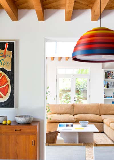  Beach Style Bachelor Pad Dining Room. Venice Beach House by Ashe Leandro.