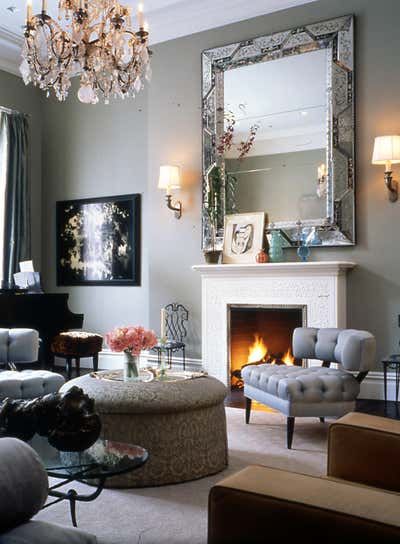  Eclectic Family Home Living Room. Stanford White Townhouse by Fox-Nahem Associates.