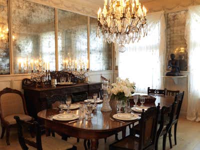 British Colonial Family Home Dining Room. Dutch Town House by Riviere Interiors.