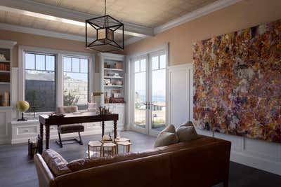  Coastal Family Home Office and Study. Beachview by Brown Design Group.