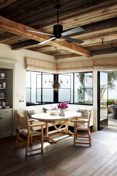 Coastal Beach House Dining Room. Monarch Bay by M. Elle Design.