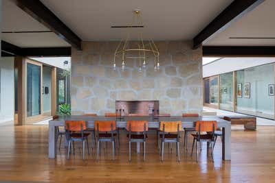  Coastal Vacation Home Dining Room. Toro Canyon House by Bestor Architecture.
