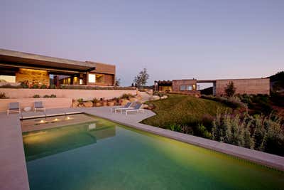  Coastal Vacation Home Exterior. Toro Canyon House by Bestor Architecture.