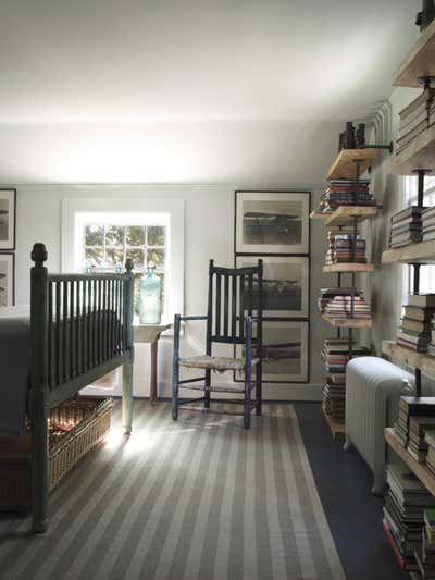  Coastal Country House Bedroom. Bridgehampton by Huniford Design Studio.