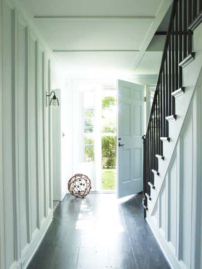  Coastal Country House Entry and Hall. Bridgehampton by Huniford Design Studio.