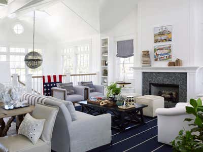 Coastal Beach House Living Room. Coronado by Burnham Design.