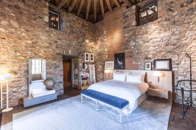  Hotel Bedroom. Domaine des Etangs by Isabelle Stanislas Architecture.